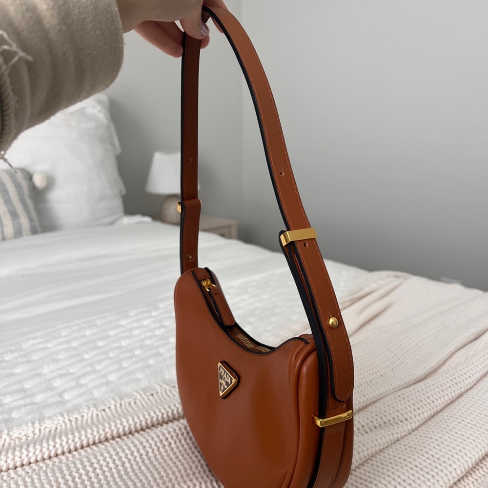 Mini leather shoulder purse
